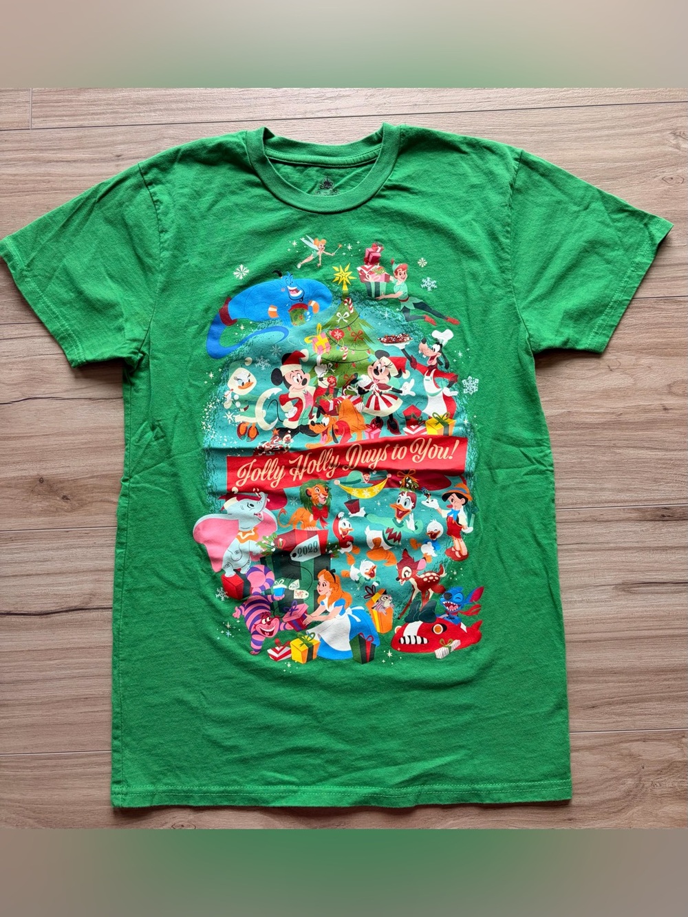 SOLD Disney Jolly Holly Days to You Christmas Tee 2023 Size Small LP